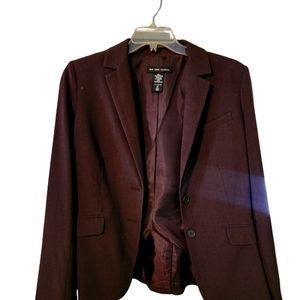 Brown suit jacket size 14 tall